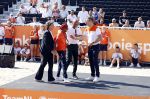 Scheveningen 12 augustus 2024
Aankomst olympische sporters in scheveningen . Humberto Tan presenteert het programma. Sifan Hassan
