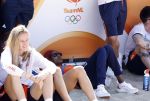 Scheveningen 12 augustus 2024
Aankomst olympische sporters in scheveningen . Humberto Tan presenteert het programma. Sifan Hassan