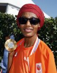 Scheveningen 12 augustus 2024
Aankomst olympische sporters in scheveningen . Humberto Tan presenteert het programma. Sifan Hassan