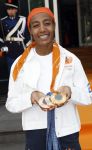 Den Haag 13 augustus 2024
De Olympische sporters die een medaille gehaald hebben worden ontvangen door premier Dick Schoof . Sifan hassan