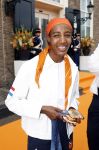 Den Haag 13 augustus 2024
De Olympische sporters die een medaille gehaald hebben worden ontvangen door premier Dick Schoof . Sifan hassan