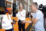 Den Haag 13 augustus 2024
De Olympische sporters die een medaille gehaald hebben worden ontvangen door premier Dick Schoof . Sifan hassan geinterviewd door Nick Dijkman