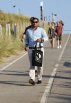 Scheveningen 27 augustus 2024
Afscheids feestje van Mark Rutte bij strandtent Culpepper. Thierry Baudet met zijn beveiliging