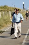 Scheveningen 27 augustus 2024
Afscheids feestje van Mark Rutte bij strandtent Culpepper. Thierry Baudet met zijn beveiliging