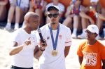 Scheveningen 12 augustus 2024
Aankomst olympische sporters in scheveningen . Humberto Tan presenteert het programma. Worthy de Jong