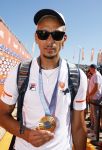 Scheveningen 12 augustus 2024
Aankomst olympische sporters in scheveningen . Humberto Tan presenteert het programma. Worthy de Jong