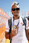 Scheveningen 12 augustus 2024
Aankomst olympische sporters in scheveningen . Humberto Tan presenteert het programma. Worthy de Jong