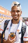 Scheveningen 12 augustus 2024
Aankomst olympische sporters in scheveningen . Humberto Tan presenteert het programma. Worthy de Jong