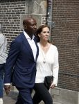 Amsterdam 7 augustus 2025
Herdenkingsdienst Derk Sauer in de westerkerk . Annemarie v Gaal met partner Rhandy MacNack