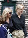 Amsterdam 7 augustus 2025
Herdenkingsdienst Derk Sauer in de westerkerk . Claudia de Breij met partner Jessica v Geel