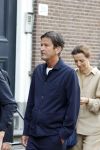 Amsterdam 7 augustus 2025
Herdenkingsdienst Derk Sauer in de westerkerk . Cornald Maas met partner