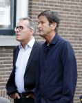 Amsterdam 7 augustus 2025
Herdenkingsdienst Derk Sauer in de westerkerk . Cornald Maas met partner