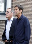 Amsterdam 7 augustus 2025
Herdenkingsdienst Derk Sauer in de westerkerk . Cornald Maas met partner