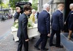 Amsterdam 7 augustus 2025
Herdenkingsdienst Derk Sauer in de westerkerk . Familie Derk Sauer