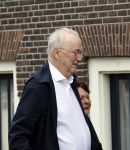 Amsterdam 7 augustus 2025
Herdenkingsdienst Derk Sauer in de westerkerk . Henk v Dorp met partner