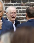 Amsterdam 7 augustus 2025
Herdenkingsdienst Derk Sauer in de westerkerk . Henk v Dorp met partner