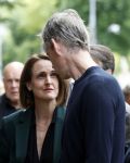 Amsterdam 7 augustus 2025
Herdenkingsdienst Derk Sauer in de westerkerk . Janine Abbring met partner Jeroen Wollaars