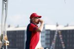 Amsterdam 20 augustus 2025
Koning Willem Alexander Prinses Mabel en (prinses Luana ) Gravin Luana op de groene Draeck tijdens de eerste dag van Sail Amsterdam . Er vaart ongelofelijk veel beveiliging Politie in boten op jet skis en een speciaal beveiligingsteam van de Marechaussee BSB ( Brigade Speciale Beveiligingsopdrachten ) mee met de groene Draeck