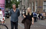 Amsterdam 7 augustus 2025
Herdenkingsdienst Derk Sauer in de westerkerk . Lilian Marijnissen met partner Joeri Jansen