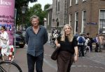 Amsterdam 7 augustus 2025
Herdenkingsdienst Derk Sauer in de westerkerk . Lilian Marijnissen met partner Joeri Jansen