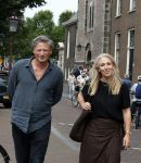 Amsterdam 7 augustus 2025
Herdenkingsdienst Derk Sauer in de westerkerk . Lilian Marijnissen met partner Joeri Jansen