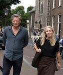 Amsterdam 7 augustus 2025
Herdenkingsdienst Derk Sauer in de westerkerk . Lilian Marijnissen met partner Joeri Jansen
