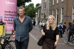Amsterdam 7 augustus 2025
Herdenkingsdienst Derk Sauer in de westerkerk . Lilian Marijnissen met partner Joeri Jansen