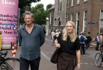 Amsterdam 7 augustus 2025
Herdenkingsdienst Derk Sauer in de westerkerk . Lilian Marijnissen met partner Joeri Jansen