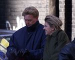New York, 22 januari 2000
Prins Willem Alexander samen met Maxima na afloop van een lunch in een New York's restaurant


PETER SMULDERS BV