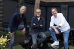 Hilversum 3 augustus 2025
Rene Oosterman Olav Mol en Alexander Stevens bij Grand Prix radio op het mediapark