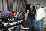 Hilversum 3 augustus 2025
Rene Oosterman Olav Mol en Alexander Stevens bij Grand Prix radio op het mediapark
