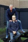 Hilversum 3 augustus 2025
Rene Oosterman Olav Mol en Alexander Stevens bij Grand Prix radio op het mediapark