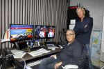Hilversum 3 augustus 2025
Rene Oosterman Olav Mol en Alexander Stevens bij Grand Prix radio op het mediapark