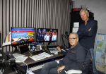 Hilversum 3 augustus 2025
Rene Oosterman Olav Mol en Alexander Stevens bij Grand Prix radio op het mediapark