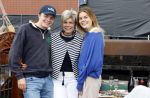 Amsterdam 22 augustus 2025
Prins Constantijn Prins Laurentien Prinses Eloise en Prins Claus Cazimir op de groene Draeck tijdens Sail Amsterdam 2025.