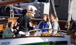 Amsterdam 21 augustus 2025
Prinses Beatrix op de groene Draeck tijdens de tweede dag van Sail . Aanwezig Prins Constantijn Prinses Laurentien Prinses Eloise en Prins Claus Cazimir