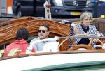 Amsterdam 22 augustus 2025
Prins Constantijn Prins Laurentien Prinses Eloise en Prins Claus Cazimir op de groene Draeck tijdens Sail Amsterdam 2025.
