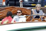 Amsterdam 22 augustus 2025
Prins Constantijn Prins Laurentien Prinses Eloise en Prins Claus Cazimir op de groene Draeck tijdens Sail Amsterdam 2025.
