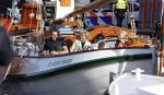 Amsterdam 21 augustus 2025
Prinses Beatrix op de groene Draeck tijdens de tweede dag van Sail . Aanwezig Prins Constantijn Prinses Laurentien Prinses Eloise en Prins Claus Cazimir
