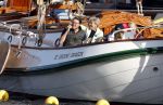 Amsterdam 21 augustus 2025
Prinses Beatrix op de groene Draeck tijdens de tweede dag van Sail . Aanwezig Prins Constantijn Prinses Laurentien Prinses Eloise en Prins Claus Cazimir
