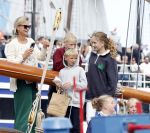 Amsterdam 21 augustus 2025
Prinses Beatrix op de groene Draeck tijdens de tweede dag van Sail . Aanwezig oa Prinses Mabel met dochters Luana en Zaria . Ook aanwezig prins Cazimir en prinses Carolina de Bourbon de Parma met haar kinderen Alaia en Xavier .
Ook de moeder van Prinses Mabel was aanwezig .