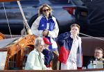 Amsterdam 21 augustus 2025
Prinses Beatrix op de groene Draeck tijdens de tweede dag van Sail . Aanwezig Prins Constantijn Prinses Laurentien Prinses Eloise en Prins Claus Cazimir