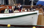 Amsterdam 21 augustus 2025
Prinses Beatrix op de groene Draeck tijdens de tweede dag van Sail . Aanwezig Prins Constantijn Prinses Laurentien Prinses Eloise en Prins Claus Cazimir