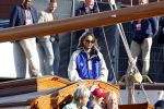 Amsterdam 21 augustus 2025
Prinses Beatrix op de groene Draeck tijdens de tweede dag van Sail . Aanwezig Prins Constantijn Prinses Laurentien Prinses Eloise en Prins Claus Cazimir