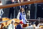 Amsterdam 21 augustus 2025
Prinses Beatrix op de groene Draeck tijdens de tweede dag van Sail . Aanwezig Prins Constantijn Prinses Laurentien Prinses Eloise en Prins Claus Cazimir