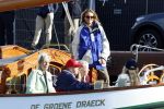 Amsterdam 21 augustus 2025
Prinses Beatrix op de groene Draeck tijdens de tweede dag van Sail . Aanwezig Prins Constantijn Prinses Laurentien Prinses Eloise en Prins Claus Cazimir