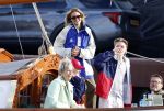 Amsterdam 21 augustus 2025
Prinses Beatrix op de groene Draeck tijdens de tweede dag van Sail . Aanwezig Prins Constantijn Prinses Laurentien Prinses Eloise en Prins Claus Cazimir