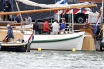 Amsterdam 22 augustus 2025
Prins Constantijn Prins Laurentien Prinses Eloise en Prins Claus Cazimir op de groene Draeck tijdens Sail Amsterdam 2025.
