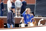 Amsterdam 22 augustus 2025
Prins Constantijn Prins Laurentien Prinses Eloise en Prins Claus Cazimir op de groene Draeck tijdens Sail Amsterdam 2025.