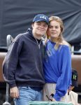 Amsterdam 22 augustus 2025
Prins Constantijn Prins Laurentien Prinses Eloise en Prins Claus Cazimir op de groene Draeck tijdens Sail Amsterdam 2025.